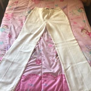Women’s white dress pants